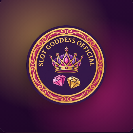 Slot Goddess Official gold and purple crown emblem